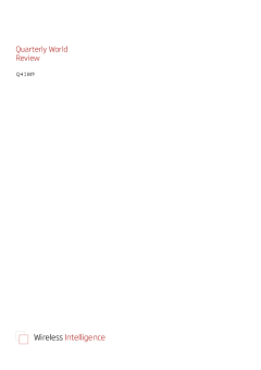 Quarterly World Review: Q4 2009