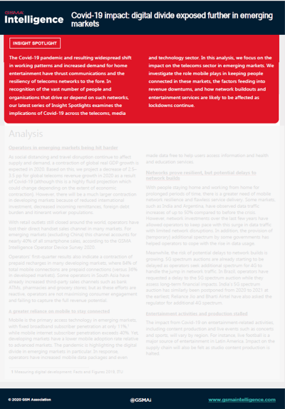 Covid-19 impact: digital divide exposed further in emerging markets